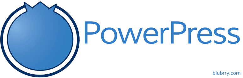 BluBrry PowerPress logo
